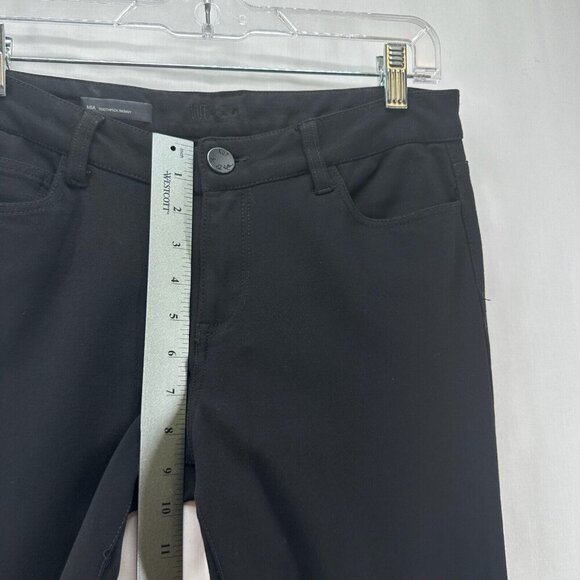 KUT From The Kloth Jeans Womens 6 Mia Toothpick Skinny Dark Washed Denim Black - Picture 11 of 12